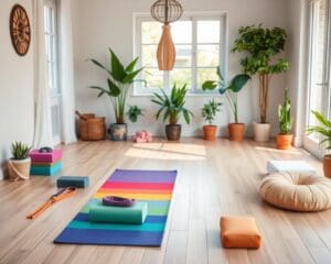 Yoga-Ausrüstung für dein Heimstudio