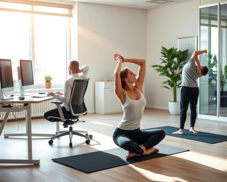Die besten Übungen für eine gesunde Haltung im Büro