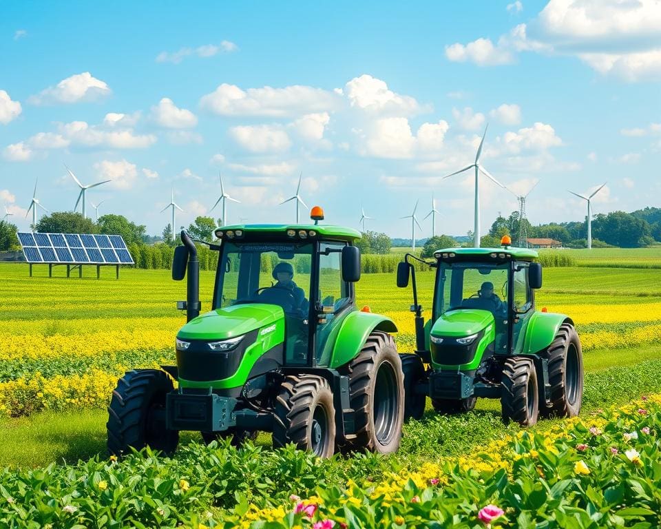 Elektrische Traktoren für emissionsfreie Landwirtschaft