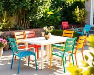 Esszimmerstühle von Fermob: Farbenfrohe Akzente für den Tisch