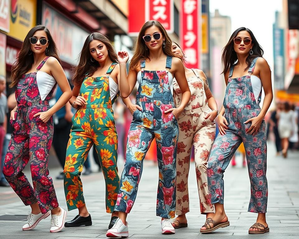 Overalls mit Print: Der Hingucker für jede Gelegenheit