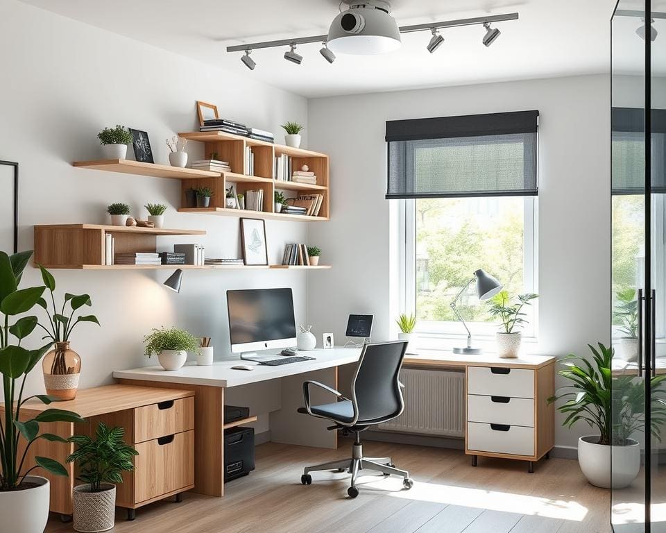 Platz sparen im Arbeitszimmer