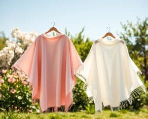 Ponchos in Pastell: Leichtigkeit für den Frühling