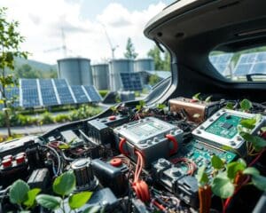 Recyclingfähige Komponenten in Elektrofahrzeugen