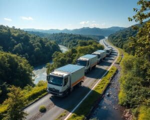 Solarbetriebene Fahrzeuge für grüne Lieferketten