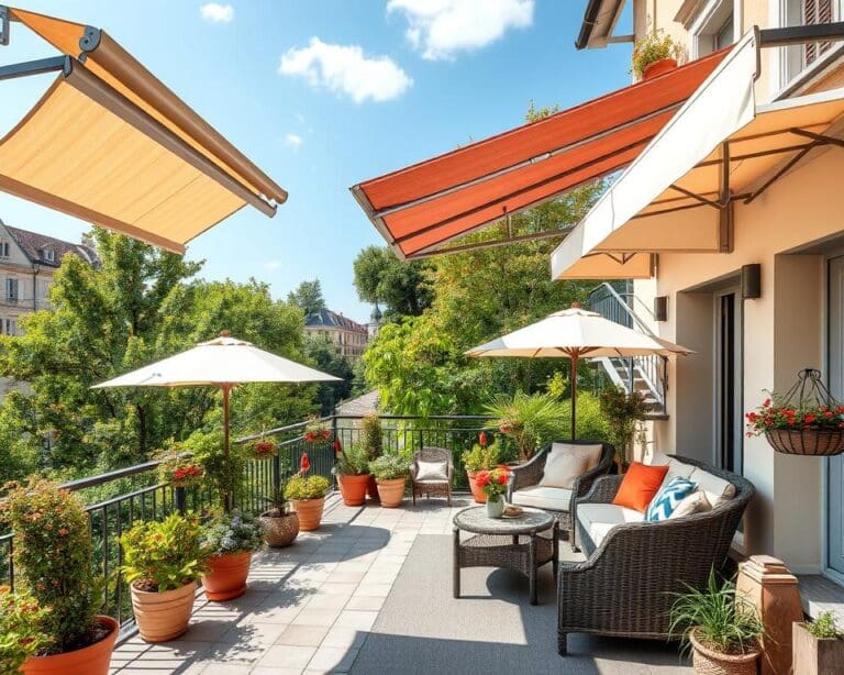 Sonnenschutz für Balkon und Terrasse planen