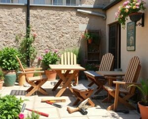 Terrassenmöbel selbst bauen: Einfach und langlebig