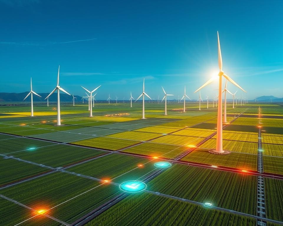 Vorteile intelligenter Netze für die Effizienzsteigerung von Windparks