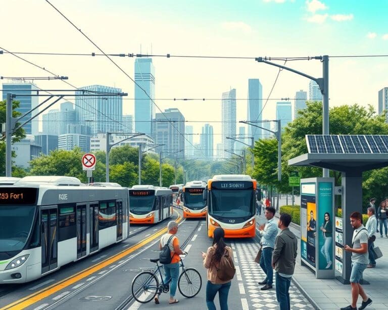 Welche Technologien fördern den öffentlichen Nahverkehr?