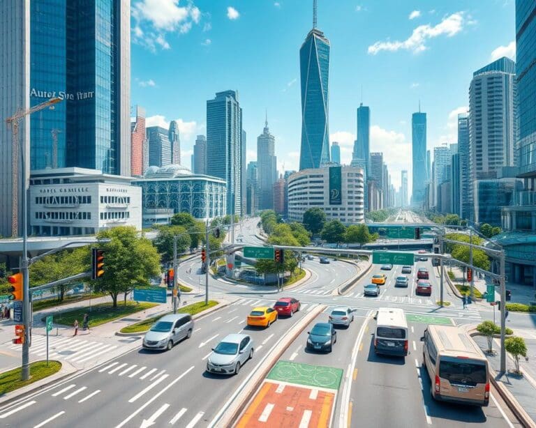 Wie wird KI in der Verkehrssteuerung für Großstädte angewandt?