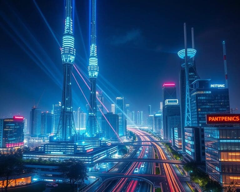 Wie wird Photonik für die Verbesserung von Mobilfunknetzen genutzt?
