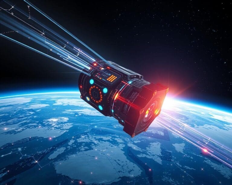 Wie wird Photonik für die Verbesserung von Satellitenkommunikation genutzt?