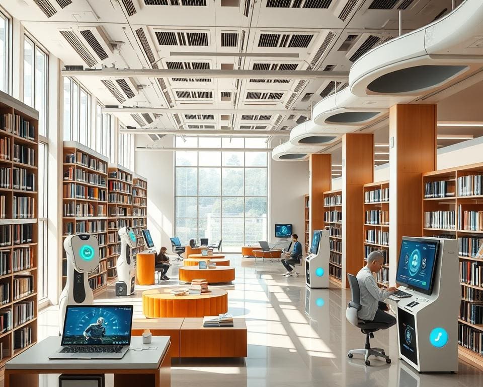 Bibliotheksautomatisierung und Effizienzsteigerung in Bibliotheken durch Technologie