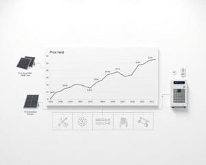 Photovoltaik Kosten: Preisentwicklung für 10 kWp Anlagen