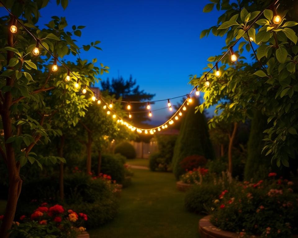 Solar-Lichterketten für umweltfreundliche Gartenbeleuchtung