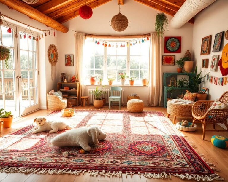 Teppiche im Boho-Design für lebendige Kinderzimmer