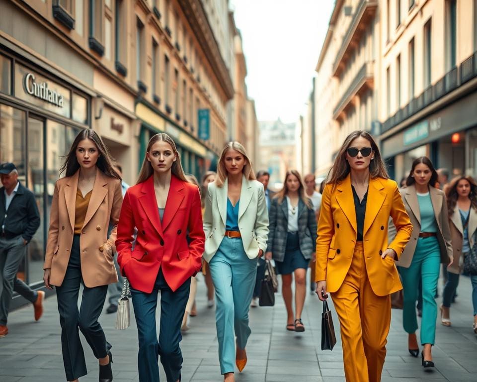 Alltagsmode mit Trendfarben