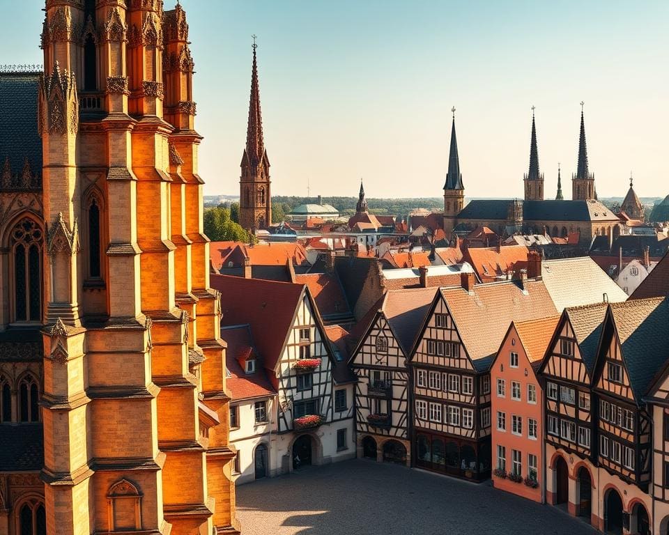 Historische Gebäude Halberstadt