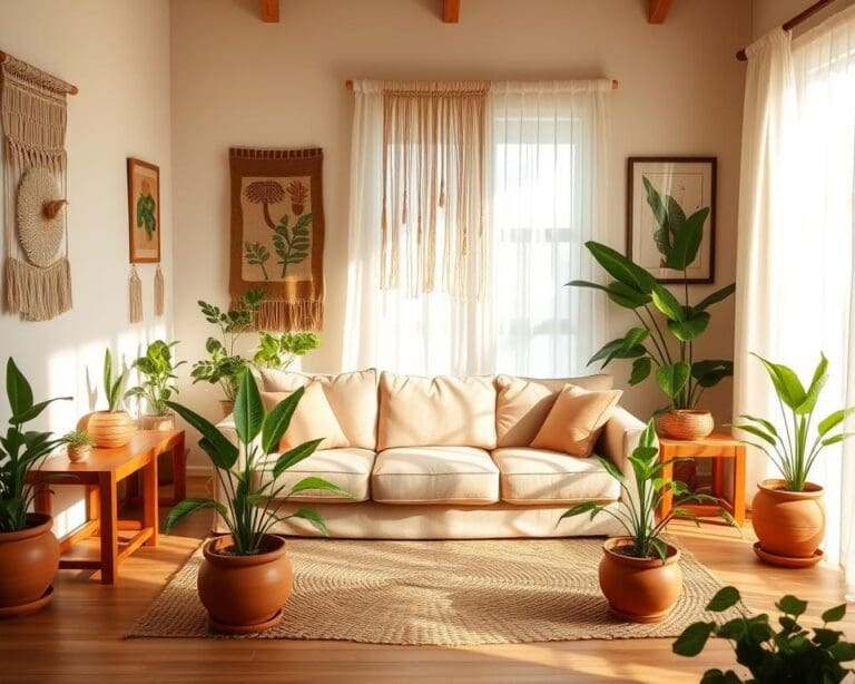 Wie gestaltest du dein Wohnzimmer in Naturtönen?