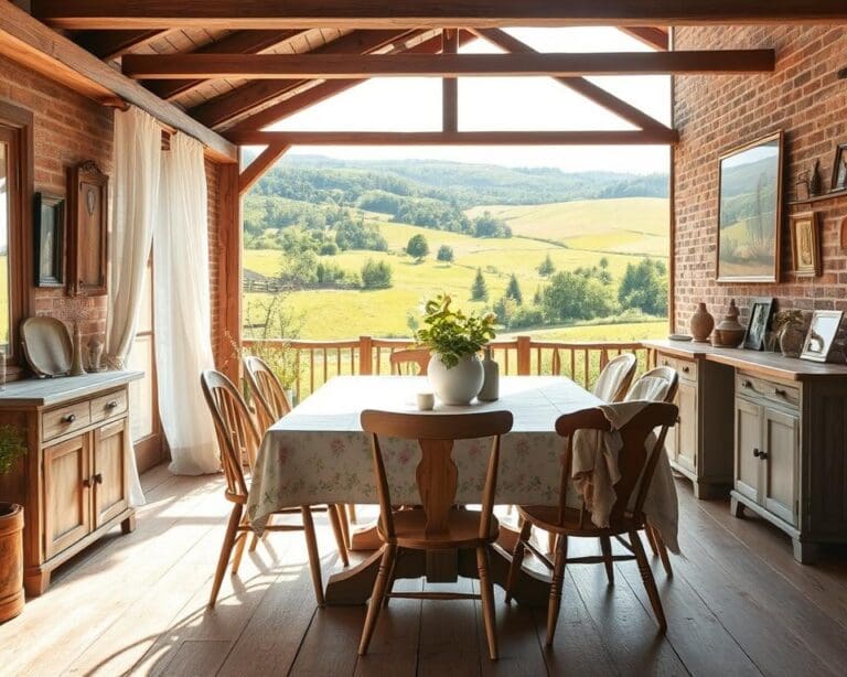 Wie passt Shabby Chic in den Landhausstil?