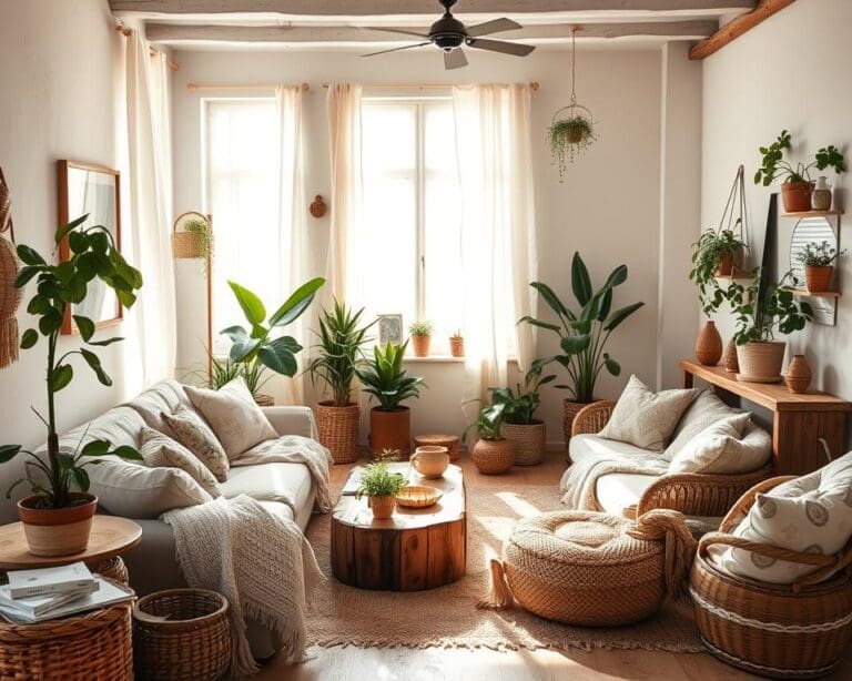 Wie wirkt Weiß im Bohemian-Kontext wohnlich?