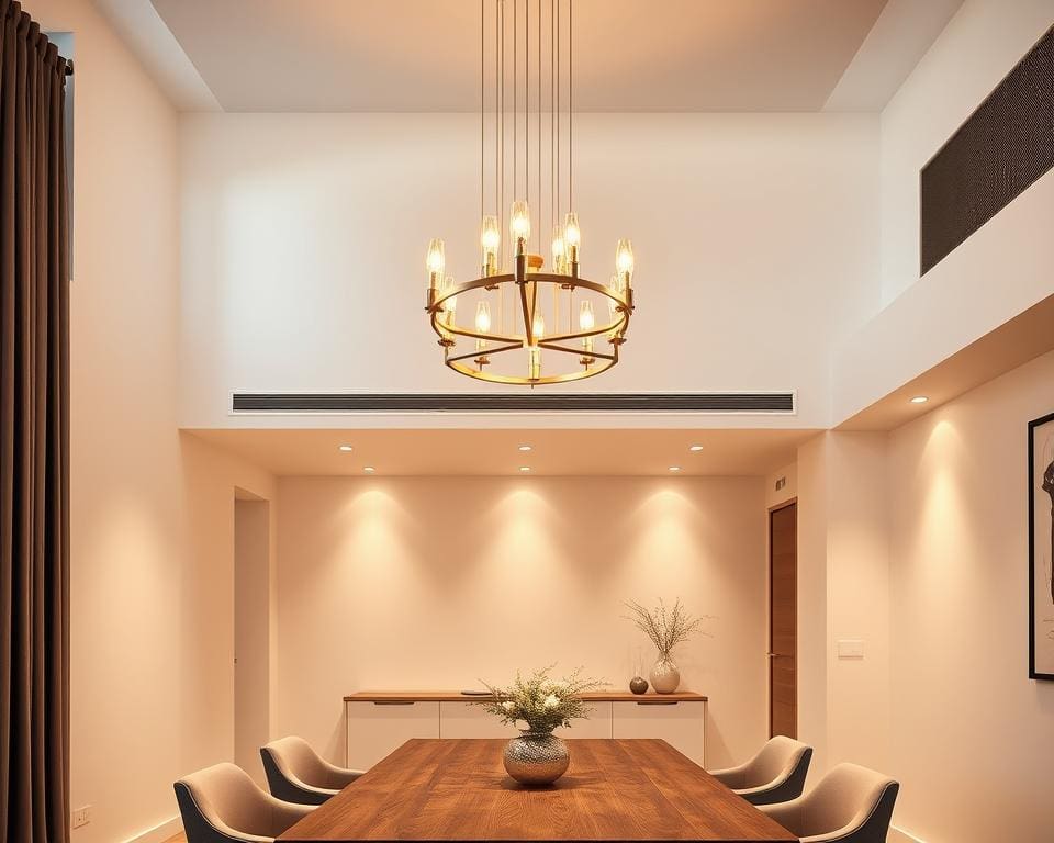 moderne Beleuchtungsideen fürs Esszimmer
