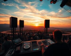 DJ im Open-Air: Technik unter freiem Himmel
