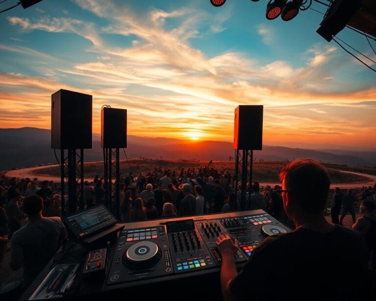 DJ im Open-Air: Technik unter freiem Himmel