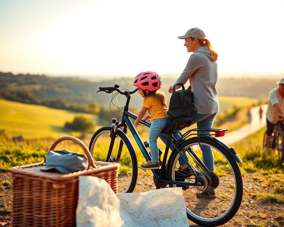 Radurlaub mit Kindersitz planen