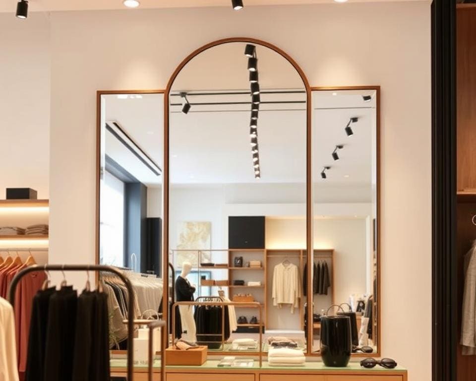 Spiegel im Shopdesign