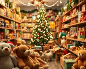 Was bietet ein Spielwarenladen zu Weihnachten?
