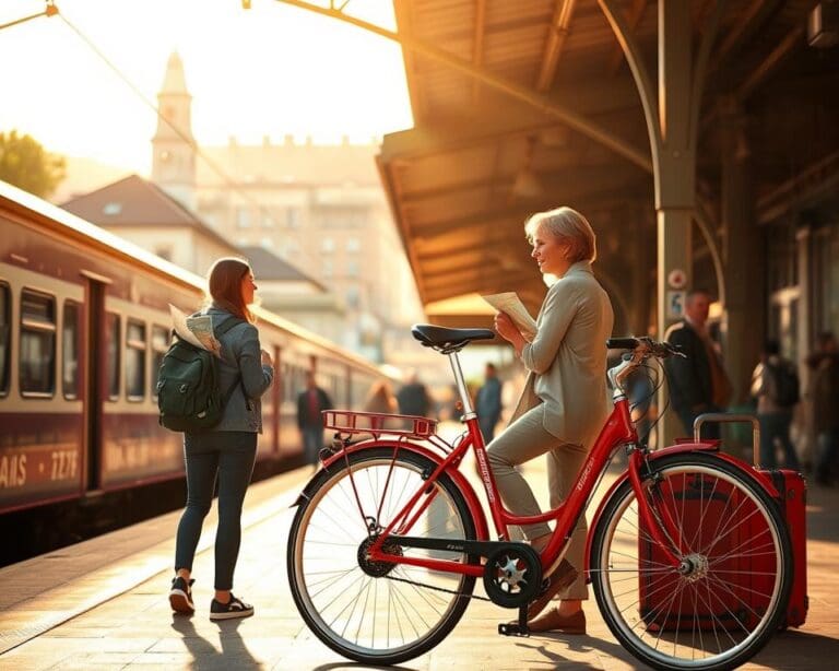 Wie reist man mit Klapprad und Zug durch Europa?