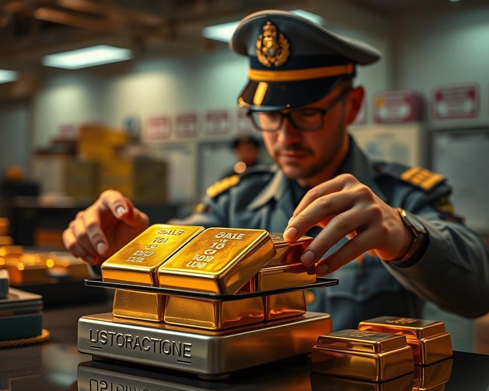 Gold einführen Zoll