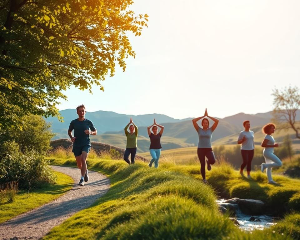 Sport gegen Stress