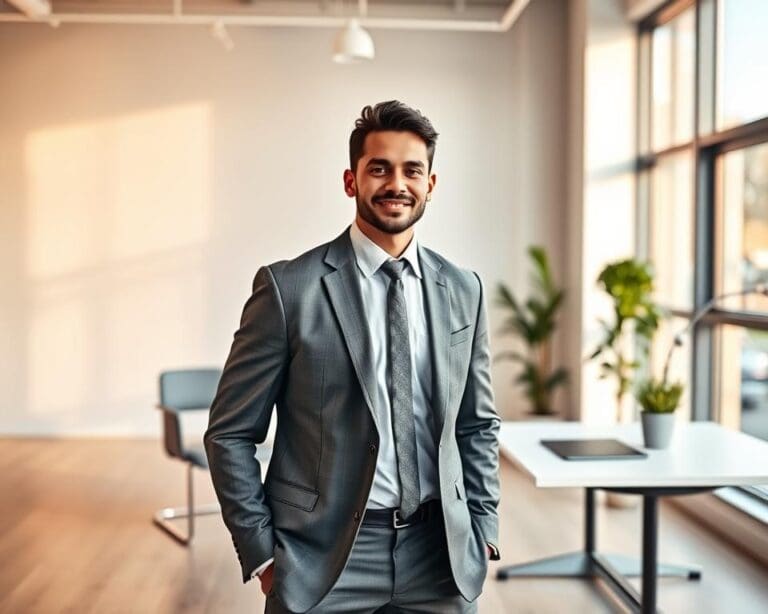 Welche Kleidung wirkt auf Businessfotos professionell?
