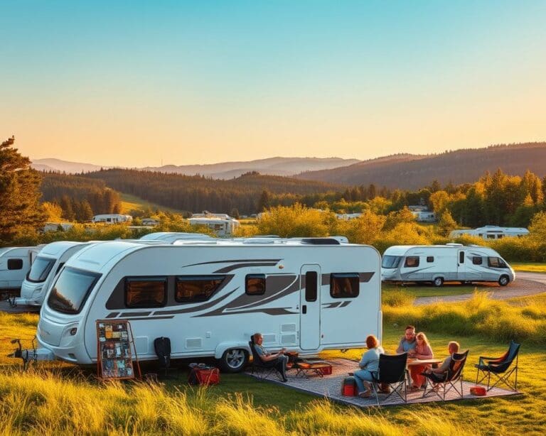 Wie reist man mit dem Caravan in der Hauptsaison?