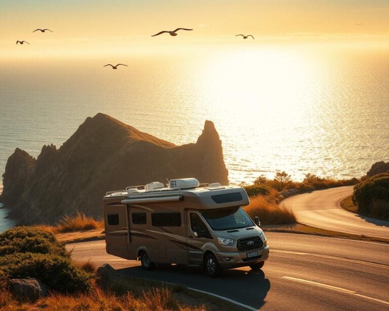 Wie reist man mit dem Wohnmobil entlang der Küste?