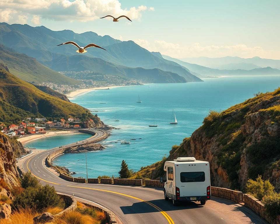 beliebte Routen für Wohnmobilreisen entlang der Küste