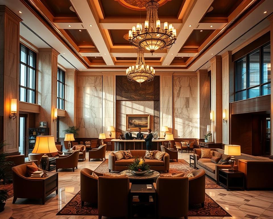 Rezeption und Concierge-Services im Hotel