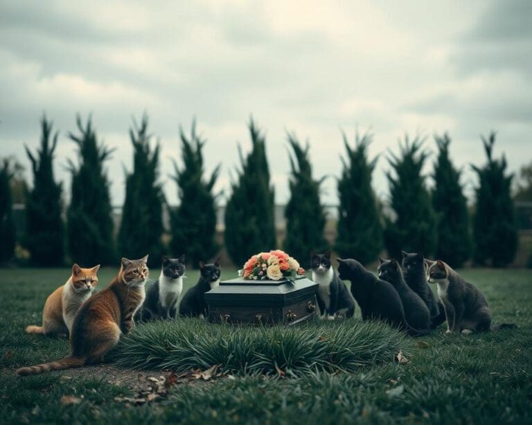 Wie läuft eine Beerdigung Katze ab?