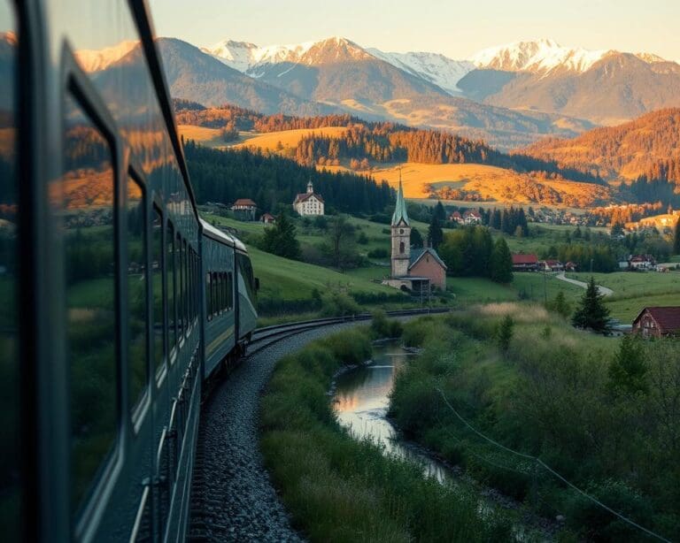 Reisen mit dem Zug durch Europa