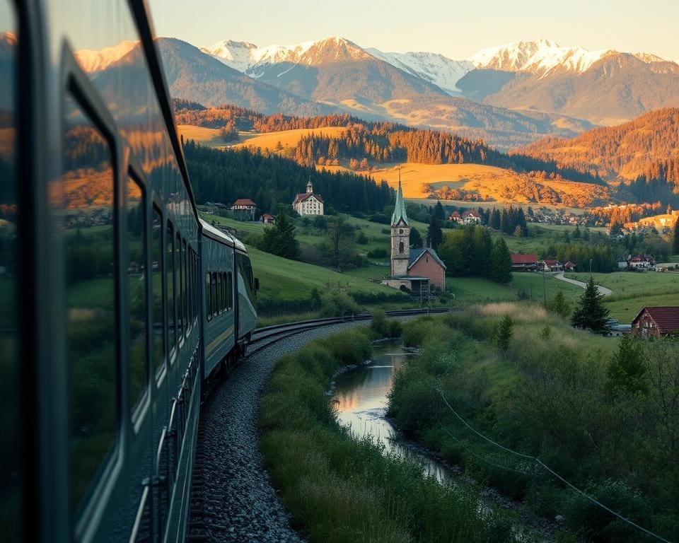 Reisen mit dem Zug durch Europa