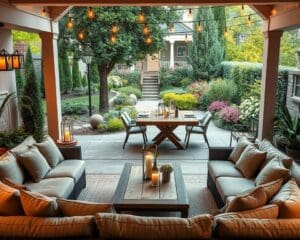 Wie kombiniere ich Lounge und Essbereich im Garten?