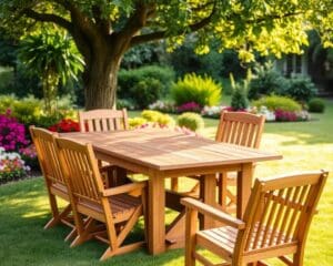 Wie pflege ich Holzmöbel im Außenbereich richtig?
