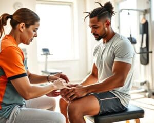 Wie arbeitet ein Physiotherapeut mit Sportlern?