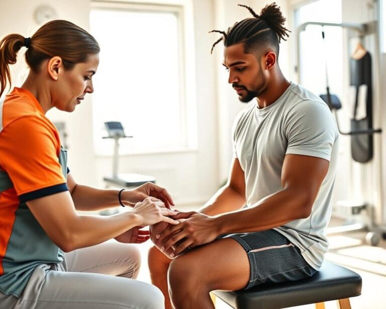 Wie arbeitet ein Physiotherapeut mit Sportlern?