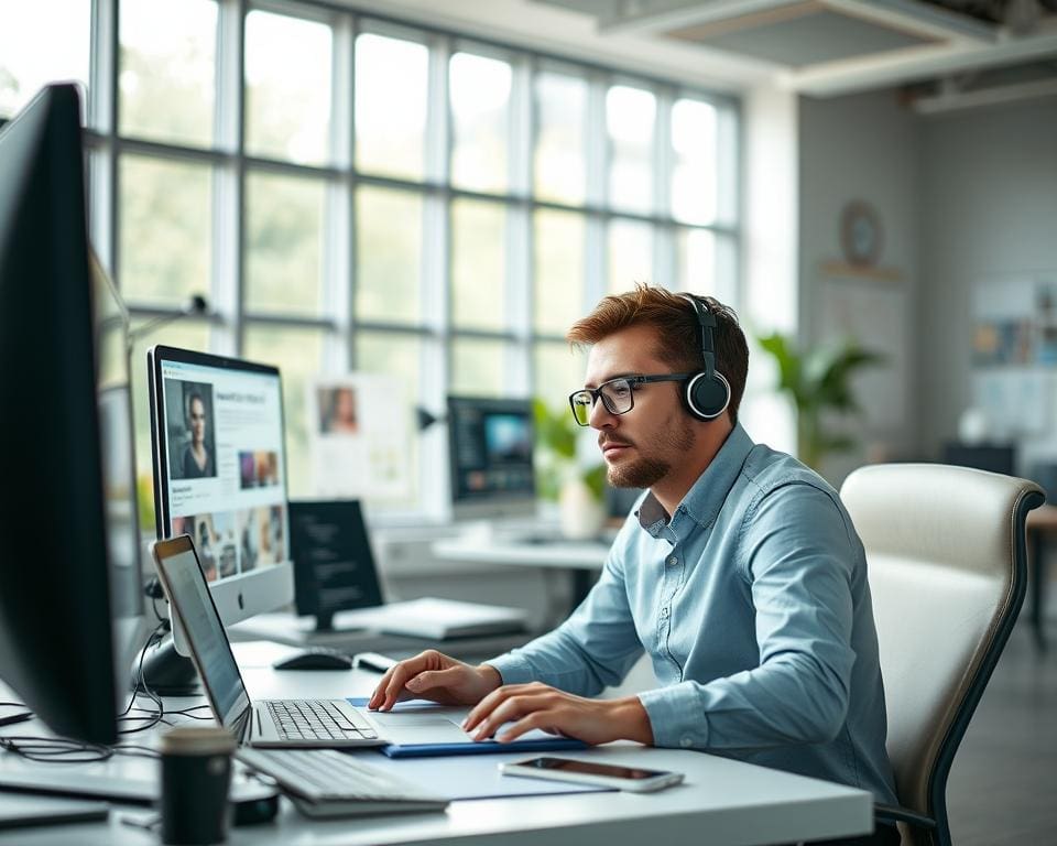 Wie betreut ein Content-Manager Online-Auftritte?