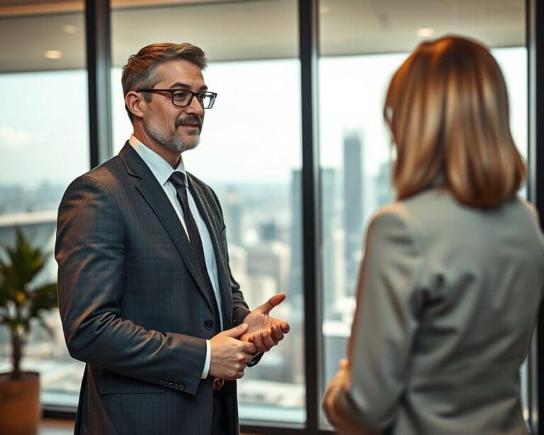 Wie betreut ein Kundenberater Firmenkunden?