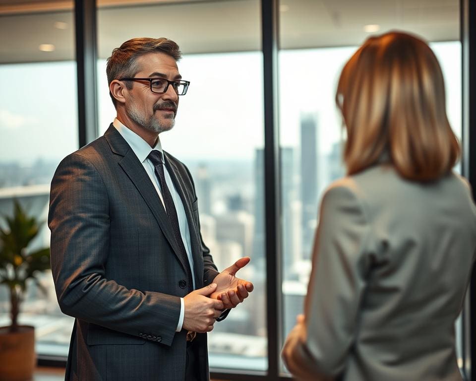 Wie betreut ein Kundenberater Firmenkunden?