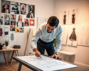 Wie funktioniert die Arbeit eines Modedesigners?